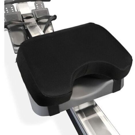 Antidérapant coussin siège machine ramer mousse ergonomique, accessoire entraînement compatible Concept2 noir équipement fitness
