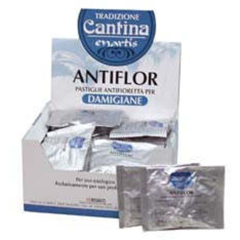 Antifioretta - Antiflor damigiane - 40 buste contenenti ognuna 12 pastiglie da gr.1