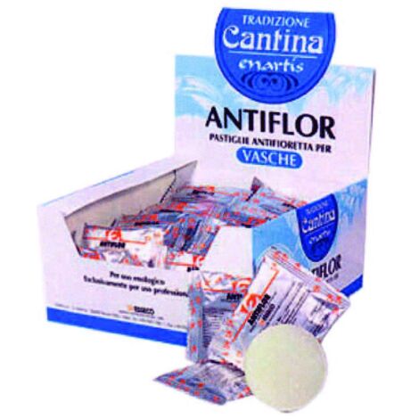 Antifioretta per vasche - Antiflor vasche - 45 pastiglie da gr.20