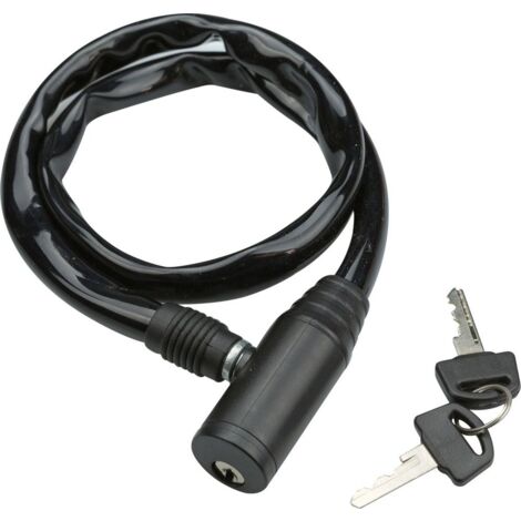 Antifurto a cavo per bici 0,6x60cm con serratura in lega di zinco