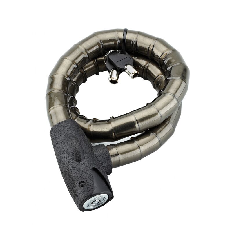 Image of Antifurto a chiave Scorp, cavo d'acciaio, bici, moto, 25mm x 0.85m, 2 chiavi, nero Thirard