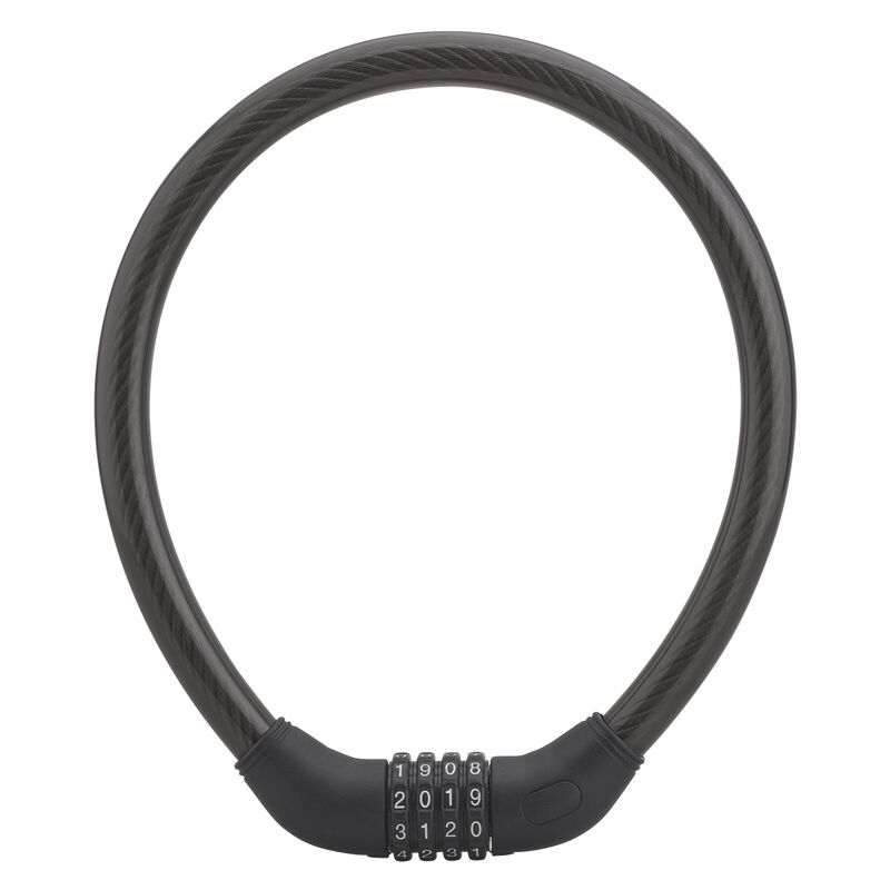 Image of Thirard - Antifurto a combinazione Twisty, 4 cifre, cavo d'acciaio, bicicletta, 18mmx0.6m, nero