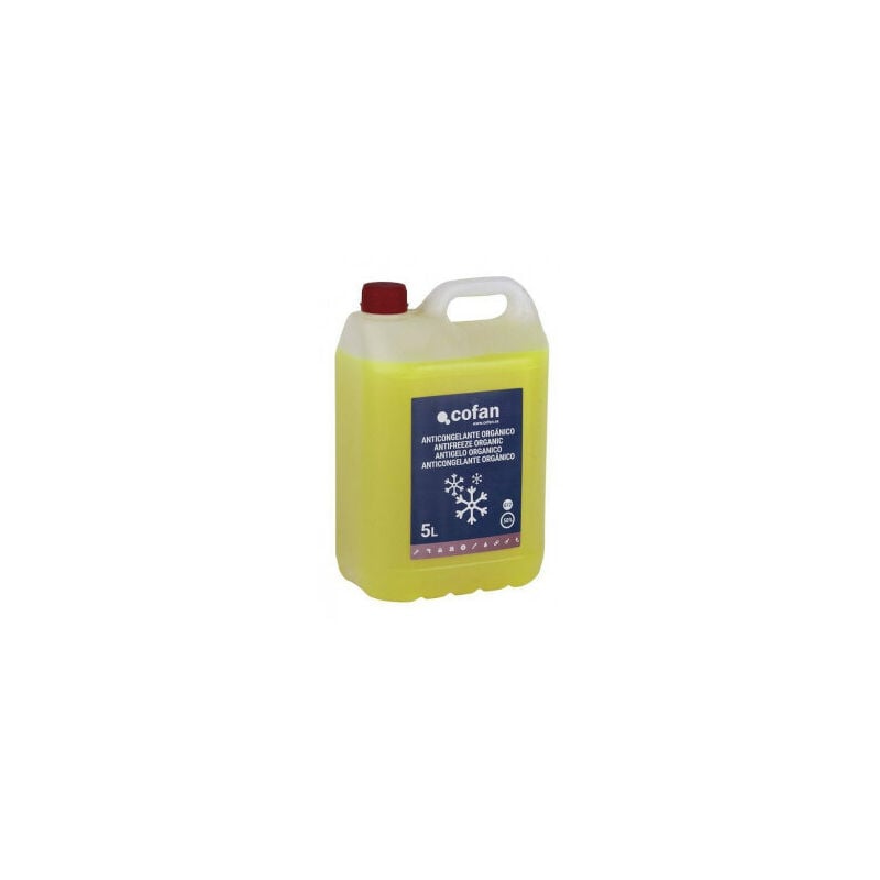 Cofan - anticongelante G-12 50% org�nico amarillo 5 l - Unid: 1