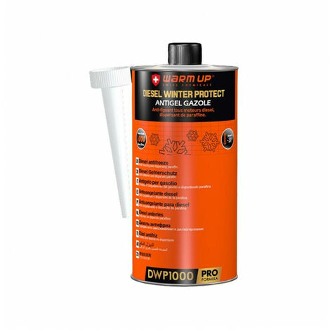 Antigel gazole DIESEL WINTER PROTECT -31° 1 Litre WARM UP