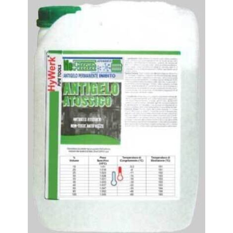 ANTIGELO ATOSSICO PER IMPIANTI SOLARI E TERMICI 5 Kg MADE IN ITALY