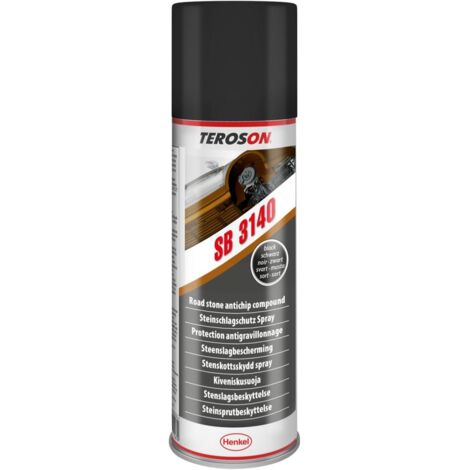 ANTIGRAVILLONNAGE TEROSON SB 3140 BLACKSON AÉROSOL 500 mL- NOIR