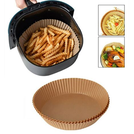 Antihaft-Backpapier für Airfryer – 50 Stück Ø20x4,5cm