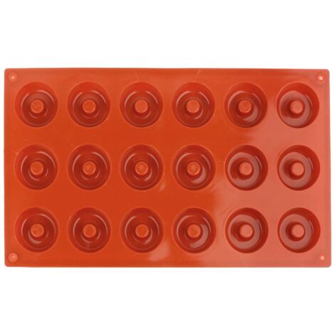 Antihaft-Silikon-Donutform, 18 Mulden zum Backen und für handgemachte Seife