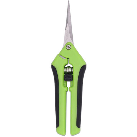 Antihaftbeschichtete Gartenschere aus Edelstahl mit ergonomischem Griff für präzises Schneiden