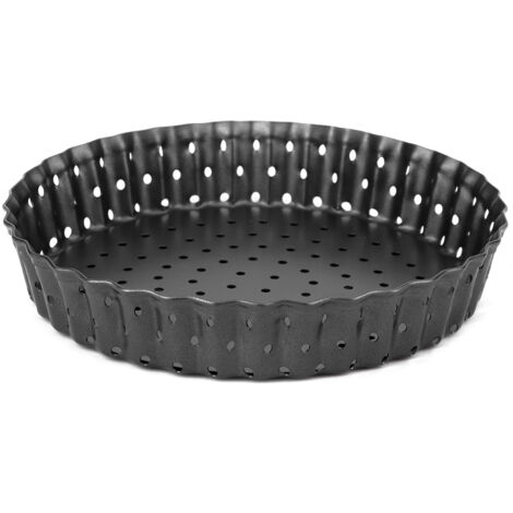 Antihaftbeschichtete Pizzapfanne aus Kohlenstoffstahl – Backutensil (12,5 cm)