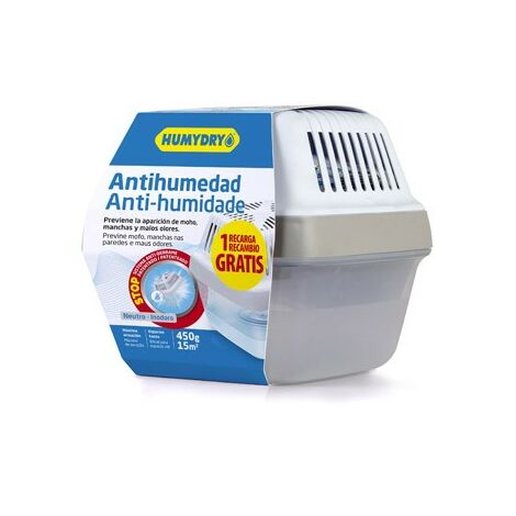 Dispositivo antihumedad Humibox + recarga olor neutro 450gr tienda online  Iterflex