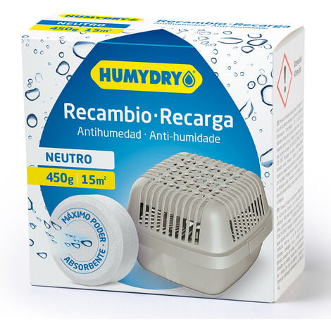 SECADRY SecaDry Antihumedad Recipiente y recambio 450 gr tableta