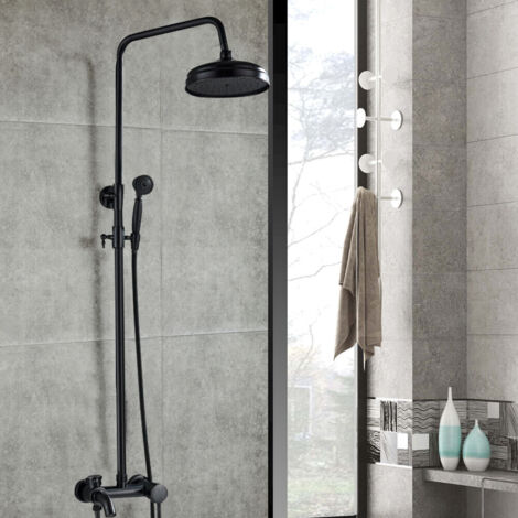 Antik Retro Regendusche Duschsystem Nostalgie Duschset Dusch Armatur Schwarz Duschset Duscharmatur Regendusche Mit Handbrause Dusche Duschsystem