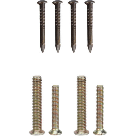 Antikes Türspitzen-Set im chinesischen Stil mit Kupferfinish für Möbel- und Schranktüren, inklusive Montagezubehör, Maße: 15,2 x 6,4 cm