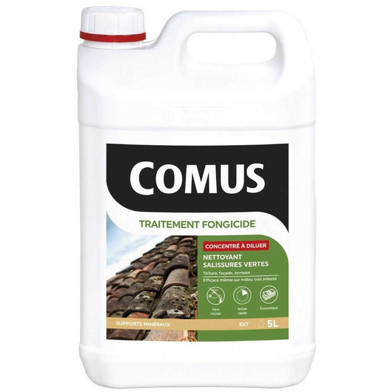 Traitement antimousse et algicide concentré 5L Comus