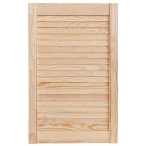 Antina a persiana aperta in legno di pino netto varie misure - fine serie misura disponibile: mm h 464 x l 300 x 20 (cod 13651)