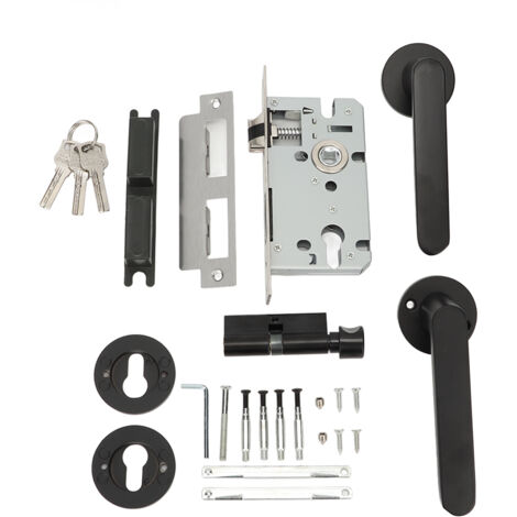 Antioxidatives Edelstahl-Einsteckschloss-Set, Innenmodell Typ 2, perfekte universelle Installation