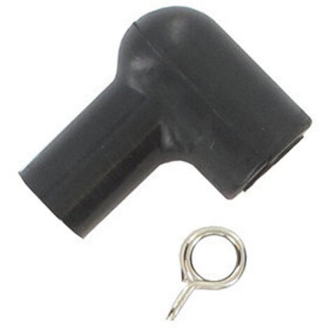 Antiparasite / Connecteur de bougie d'allumage universel en caoutchouc avec épingle pour fil Ø: 5mm.