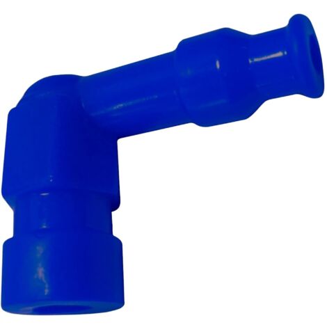 Antiparasite universel capuchon de bougie connecteur câble allumage fil bougie Moto Quad Scooter Tondeuse Tracteur Débroussailleuse Motoculteur Mobylette, bleu