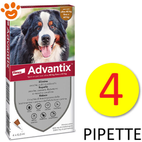 ANTIPARASSITARIO ADVANTIX CANI ELANCO