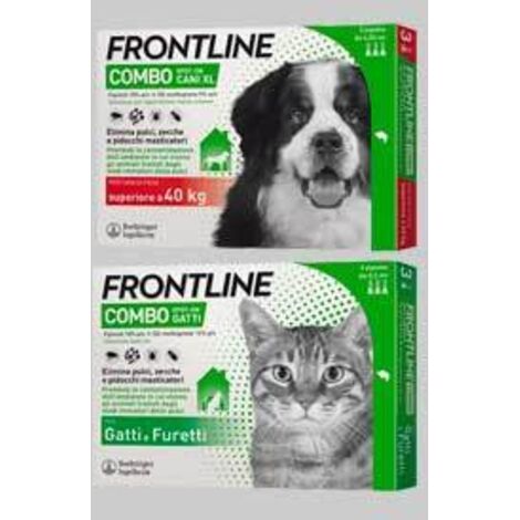 ANTIPARASSITARIO 'COMBO' FRONTLINE cani 2/10 kg - 1 pipette - FRONTLINE