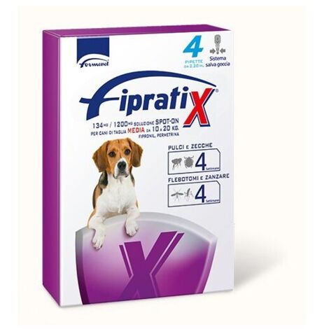 Antiparassitario fipratix cane formevet  kg 10/20 cf=pipette 4