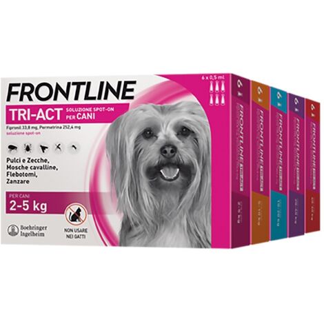 ANTIPARASSITARIO 'FRONTLINE TRI-ACT' cani 10/20 kg - 6 pipette ml 2