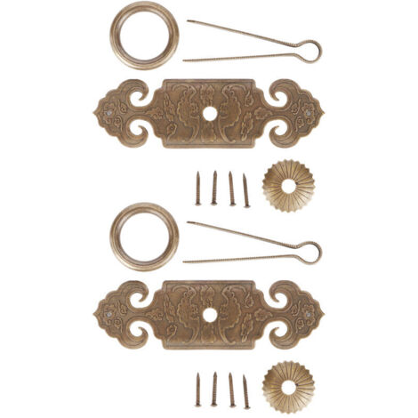 Antique Drawer Pull, 2 Sets of Cabinet Handles, Corrosion Resistant for Wardrobes, Dressers, and Cabinets