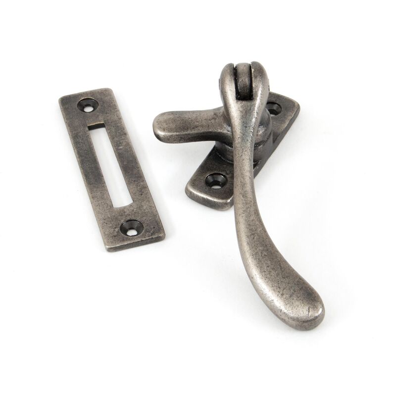 From The Anvil - Antique Pewter Peardrop Fastener