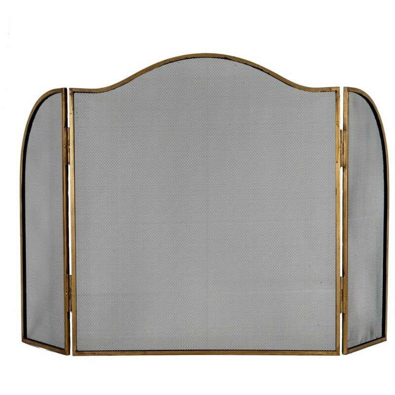 Image of Antiqued Large Fire Screen - Metal&hellip;