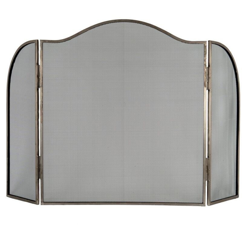 Image of Antiqued Large Fire Screen - Metal&hellip;