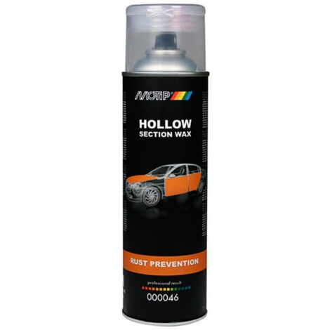 Cire de protection pour corps creux 500 ml – Antirouille pour métal – Protection durable contre la corrosion – Application facile – Motip - UBS 500 ML