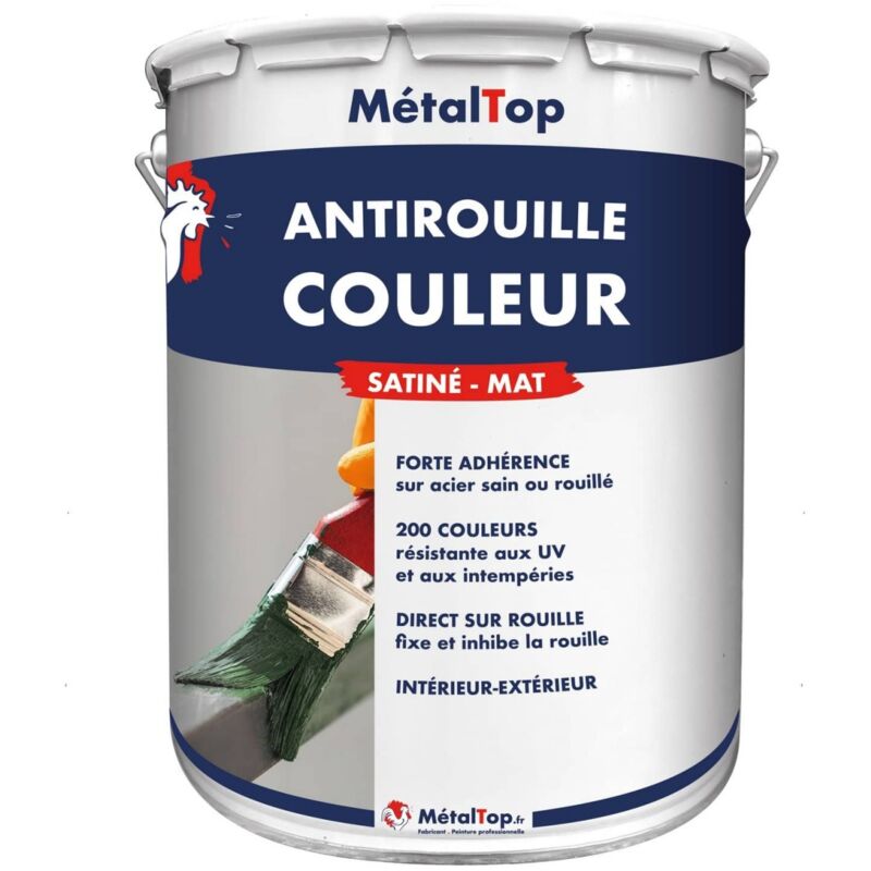 Metaltop - Antirouille Couleur - Pot 1 l - 1002 - Jaune sable