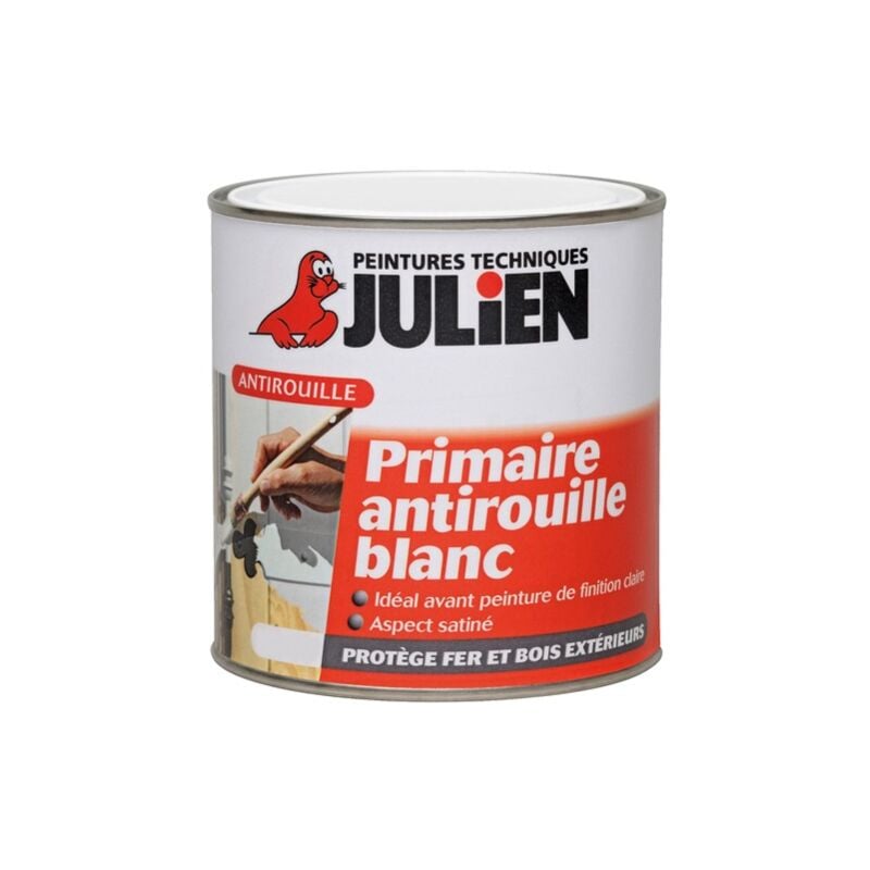 Julien - Antirouille féri primaire 0.5l blanc 5108166