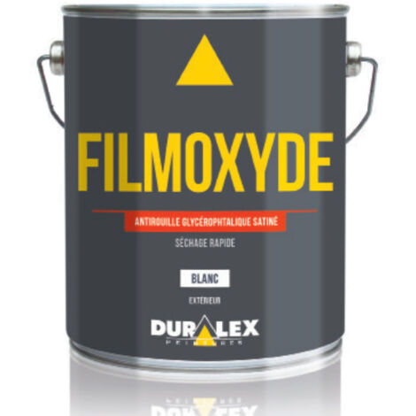 Antirouille glycérophtalique satiné Filmoxyde blanc 3L - DURALEX - 110100131