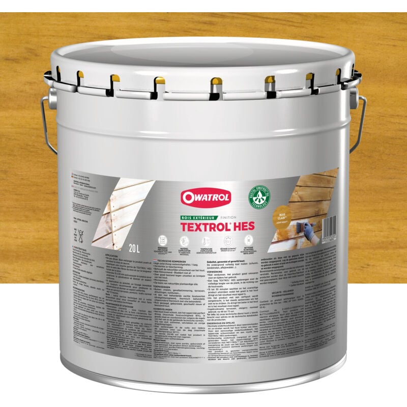 Owatrol - Saturateur monocouche textrol® hes Bois clair 20 litres