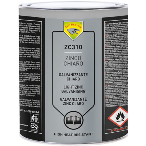 ANTIRUGGINE PROTETTIVA 'ZINCO CHIARO' kg. 4 - liquido ECOSERVICE