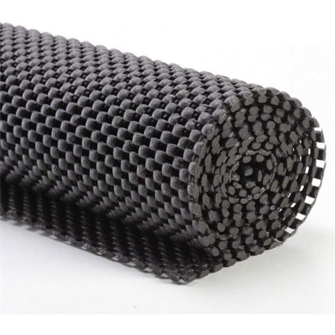 Antirutschmatten, schwarz, 30 x 200 cm, PVC-Schaumstoff, Antirutschmatte für die Küche