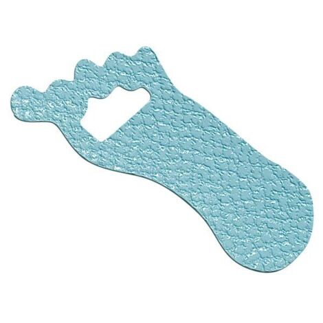 Antiscivolo per bagno doccia forma piedi 12 pezzi eliplast
