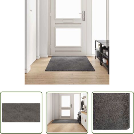 Antiscivolo -  Runner in Moquette Grigio 100 x 200 cm 100% Polipropilene Tuft