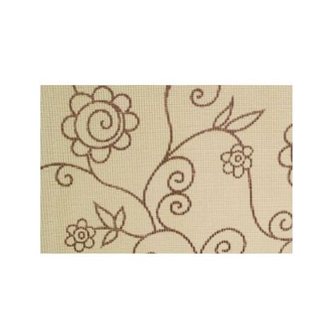 ANTISCIVOLO SUPERFICIE 3D DIS.FIORI BEIGE.