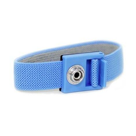 Antistat 066-0002 Bracelet antistatique (ESD) bleu R041012