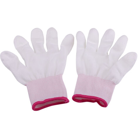 Antistatische und rutschfeste Handschuhe mit PU-Beschichtung für die Handy-Reparatur (Größe S)
