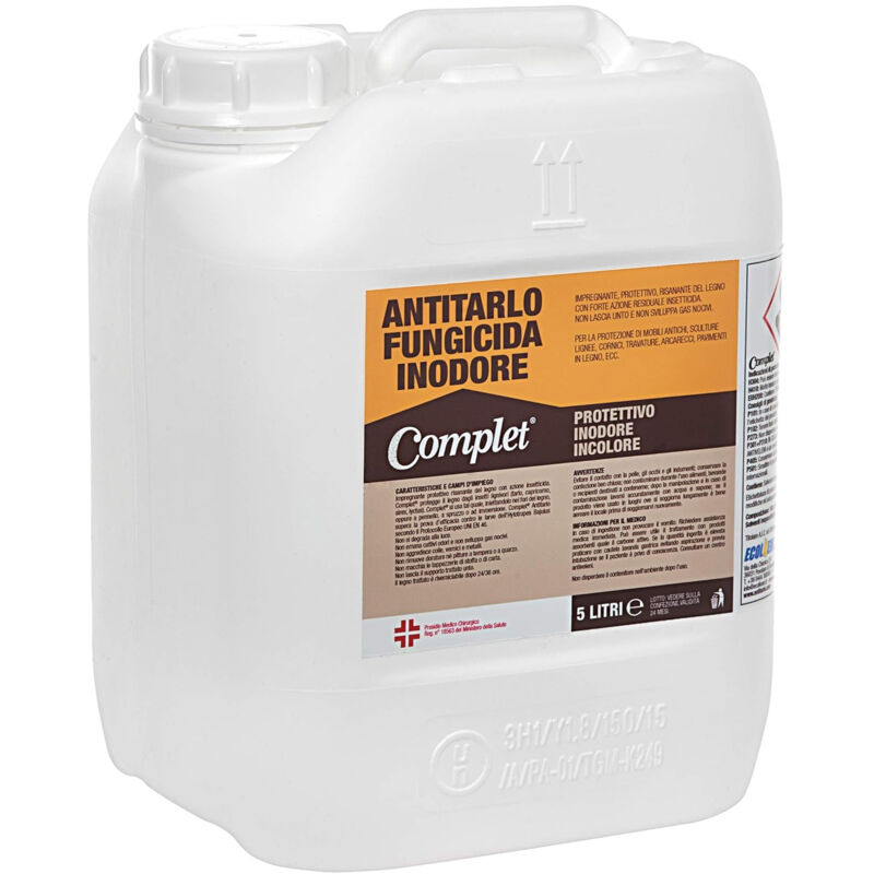 Antitarlo Residuale Fungicida Protettivo Inodore Incolore Complet 5lt