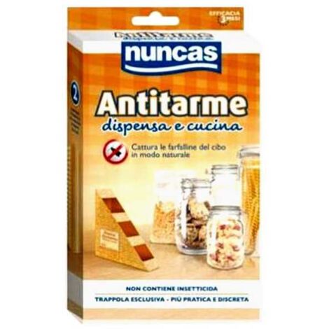 Antitarme para despensa y cocina, paquete de 2 unidades Nuncas