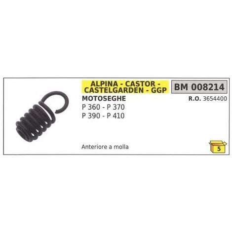 Antivibrante anteriore a molla ALPINA per motosega P 360 370 390 410 3654400