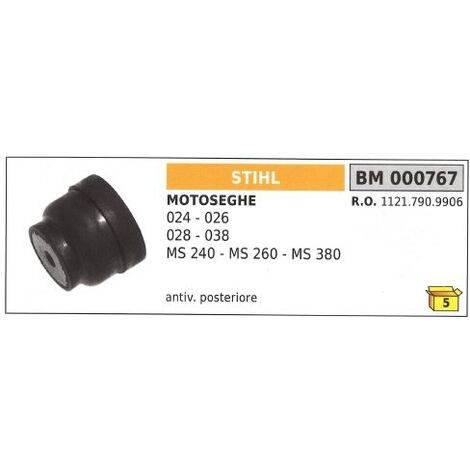 Antivibrante posteriore STIHL motosega 024 026 028 038 MS 240 260 380 000767