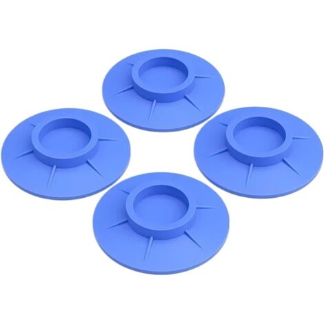 Antivibranti per lavatrice, piedini in gomma per lavatrice, multicolore, confezione da 4 (blu)