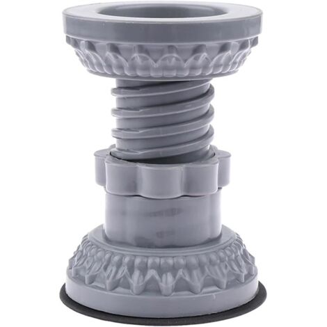 Antivibranti per lavatrici, regolabili in altezza. Posizione base lavatrice/frigorifero: 4,8 cm. Diametro: 10,5 cm.