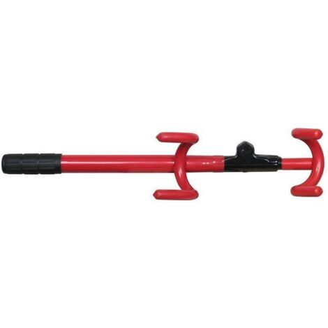Antivol bloque-volant CARTEC 493235 Télescopique Double crochets 490-720 mm Rouge